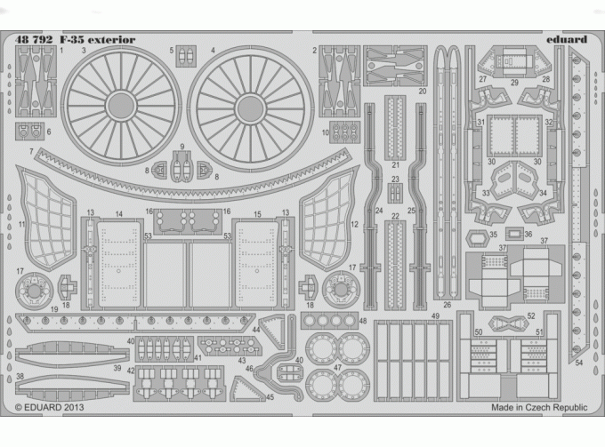 Фототравление F-35B exterior