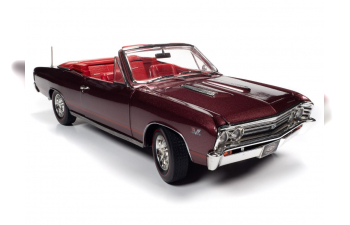 CHEVROLET Chevelle SS 396 Convertible 1967 (MCACN), Madiera Maroon (бордовый)