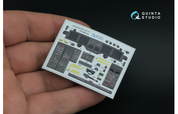 3D Декаль интерьера кабины UH-1Y (Academy)