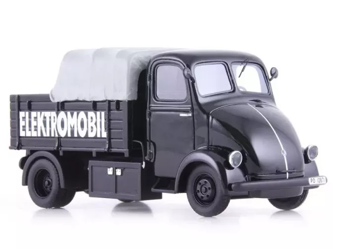  SKODA Elektromobil (1944), black