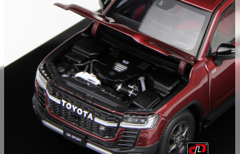 TOYOTA Land Cruiser LC300 GR Sport, red