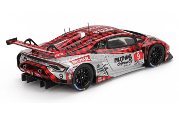 LAMBORGHINI Huracan Gt3 Evo2 Team Pfaff Motorsports №9 Imsa 12h Sebring (2025) Andrea Caldarelli - Marco Mapelli - James Hinchcliffe, Red Black Silver