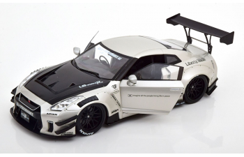 NISSAN GTR R35 LB Works, silver black