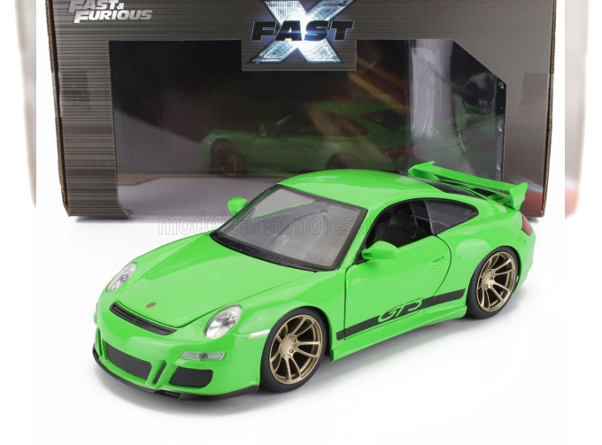 PORSCHE 911 997 Gt3 Rs Coupe (2007) - Fast & Furious, Green