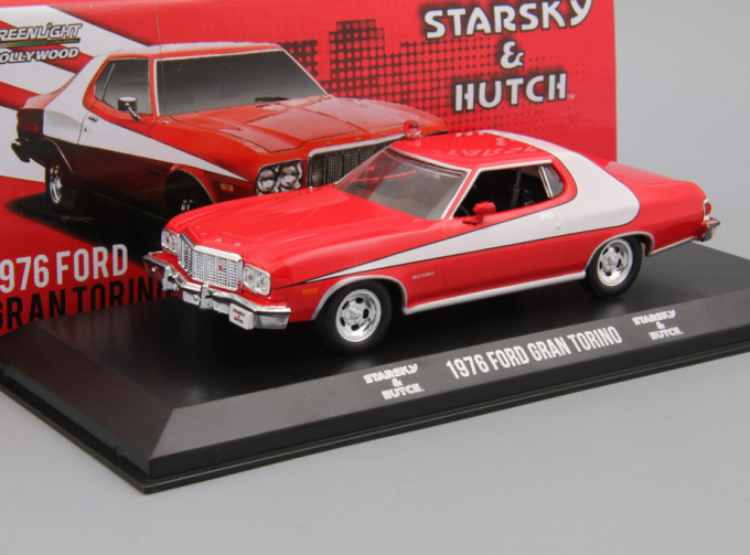 FORD Gran Torino из телесериала "Старски и Хатч" (1976), red / white