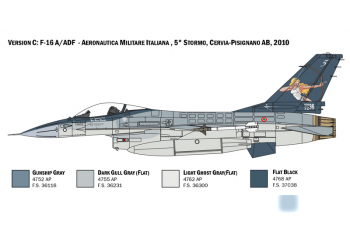 Сборная модель Американский истребитель Lockheed Martin F-16A Fighting Falcon