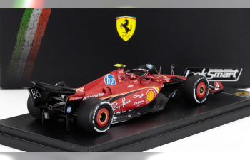 FERRARI F1 Sf-24 Team Scuderia Ferrari №55 2nd Abu Dhabi Gp (2024) Carlos Sainz - Last Ferrari Race, Red White Black