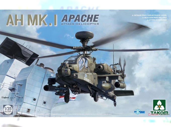 Сборная модель Вертолёт AH Mk. 1 Apache