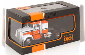 KENWORTH W925 towing vehicle (1970), white orange