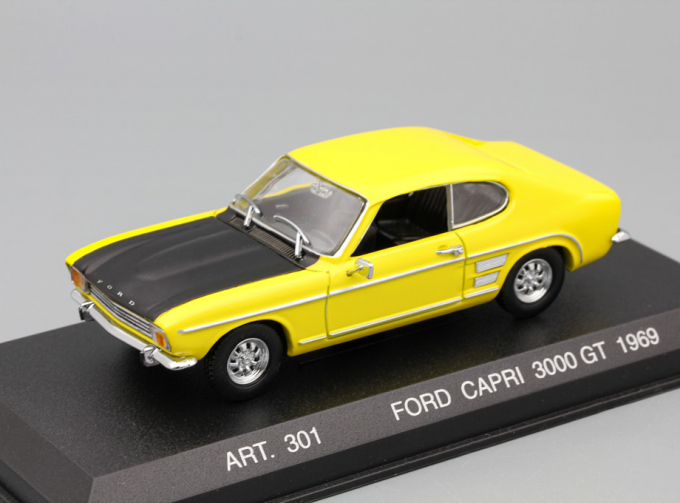 FORD Capri 3000 GT (1969), yellow / black