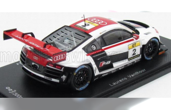 AUDI R8 Lms Ultra №2 Gt Cup Macau Gp (2014) L.Vanthoor, White Red Black