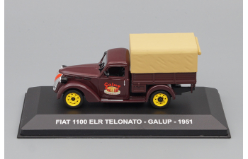 FIAT 1100 ELR TELONATO "GALUP" (1951), Maroon/Beige