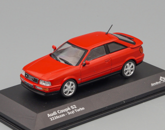 AUDI S2 Coupe (1992), red