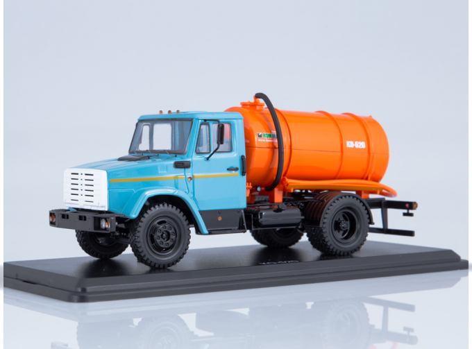Вакуумная машина КО-520 (4333), голубой / оранжевый