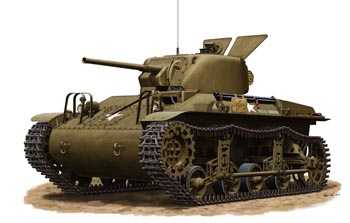 Сборная модель M22 Locust Airborne Tank