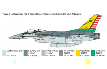 Сборная модель LOCKHEED MARTIN F-16c Fighting Falcon Military Airplane 1978