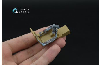 3D Декаль интерьера кабины Ка-50 (серо-голубые панели) (Italeri) (с 3D-печатными деталями)