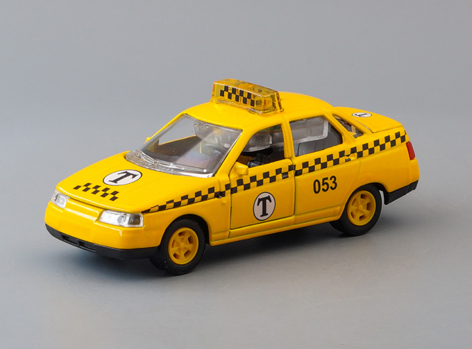 LADA 2110 Такси, yellow + световые и звуковые эффекты
