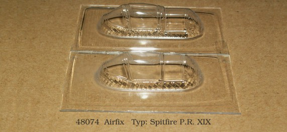 Фонарь для самолета Spitfire P.R. XIX (open-closed)