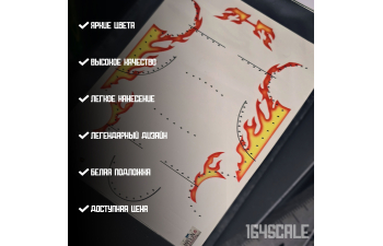 Декаль Need for Speed Most Wanted "Baron Porsche Cayman"