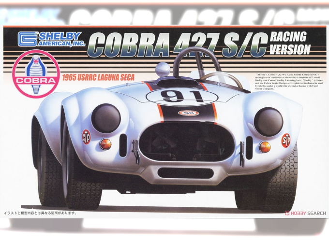 Сборная модель Cobra 427 S/C Racing Ver. 1965