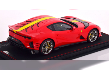 FERRARI 812 Competizione (2021), red yellow carbon