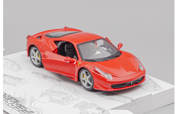 FERRARI 458 Italia 8c (2009), red