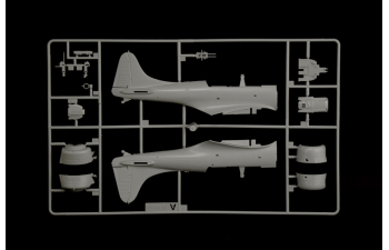 Сборная модель McDONNEL DOUGLAS Sbd-3 Dauntless Military Airplane 1938