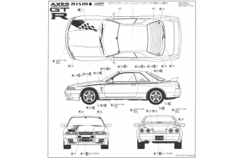 Сборная модель Nissan Skyline GT-R 89 Nismo S Tune (BNR32)