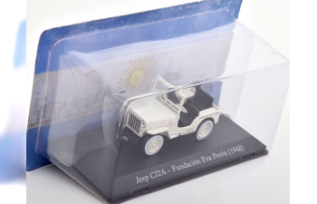 JEEP CJ2A Fundacion Eva Peron (1948), white