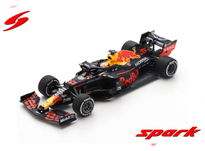 Aston Martin Red Bull Racing RB16 #33 Barcelona Test 2020 Max Verstappen