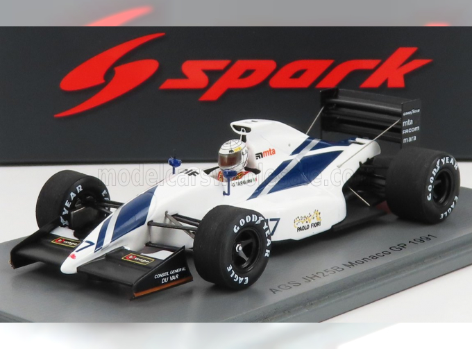 AGS F1 Jh25b N17 Monaco Gp (1991) G.Tarquini, white