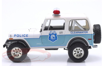 JEEP CJ-7 Clearwater POLICE (1982), white/blue