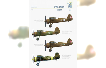 Сборная модель PZL P.11c Expert Set