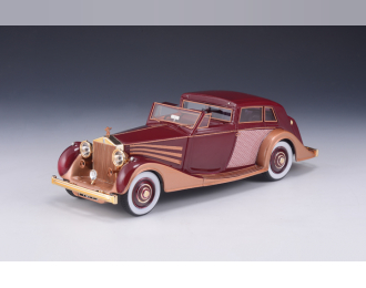 ROLLS ROYCE Phantom III Sedanca DeVille 1937 Maroon