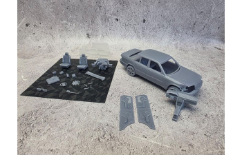 Сборная модель Mercedes-Benz W124 (E500) (из. к/ф "Такси 1") битая