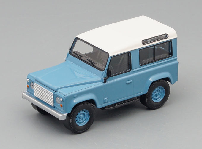 LAND ROVER Defender 90 (1995), light blue white