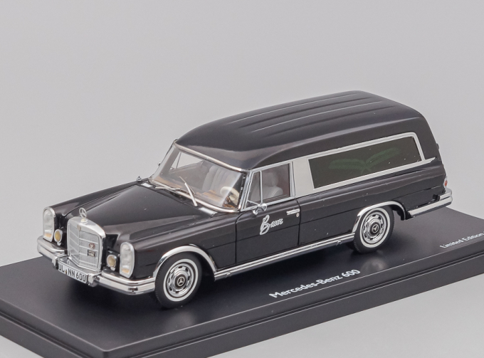 MERCEDES-BENZ 600 W100 Bestattungswagen, black