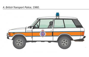 Сборная модель LAND ROVER Range Rover Police 1980