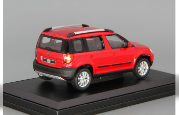 SKODA Yeti (2009), silvere red corrida uni