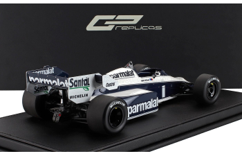 BRABHAM F1 Bt53 Parmalat №1 Winner Canadian Gp (1984) Nelson Piquet, White Blue