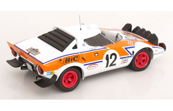 LANCIA Stratos Hf №12 Rally Acropolis (1979) S.Lambda - K.fertakis, White Orange