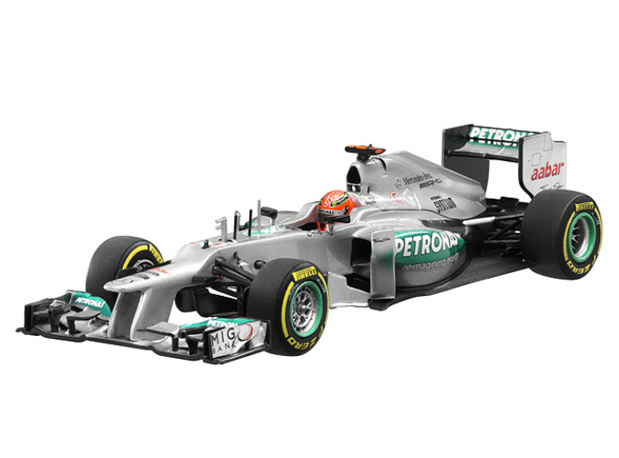 MERCEDES-BENZ AMG Petronas M.Shumaher (2012), silver