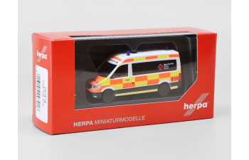 MAN TGE KTW Bavorský Červený, white / orange / yellow