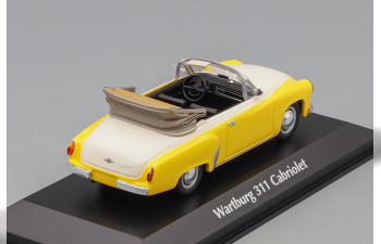 WARTBURG A 311 CABRIOLET - 1958 - YELLOW/WHITE