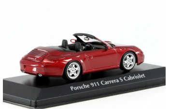 PORSCHE 911 997 Carrera S Cabriolet (2005), Red Met