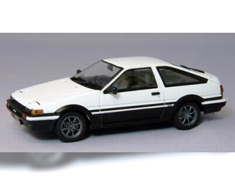 TOYOTA Sprinter Trueno AE86 alloy wheel (1983), white / black