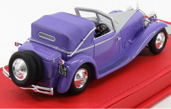 DELAGE D8s Cabriolet Open Fernandez Et Darrin Sn38229 (1934) , Purple