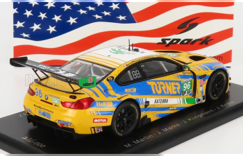 BMW 6-series M6 Gt3 Team Turner Motorsport N96 24h Daytona (2017) M.Martin - J.Marks - J.Klingmann - J.Krohn, Yellow Blue