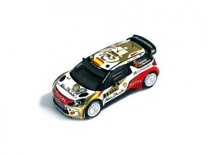 CITROEN DS3 WRC 3 D.Sordo-C.Del Barrio Rally Germany 2013 победитель, white